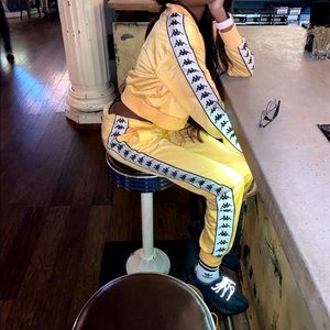 Yellow Kappa tracksuit X-SMALL💛💛💛